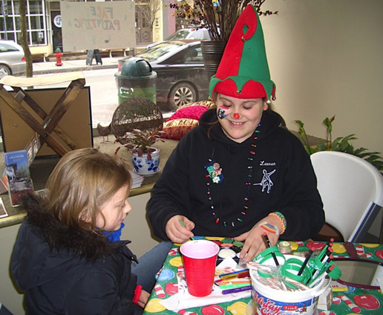 Winterfest face painting 2013